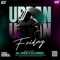 Party flyer Instagram-Beitrag template