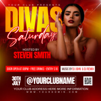 Party flyer Instagram Post template