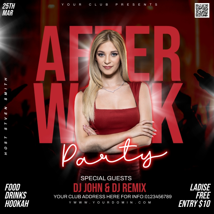PARTY FLYER Post Instagram template