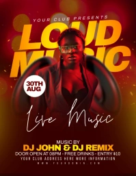 Party flyer template