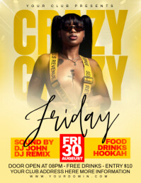 Party flyer Volante (Carta US) template