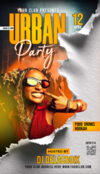 party flyer Business Card template