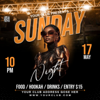 party flyer Instagram-bericht template