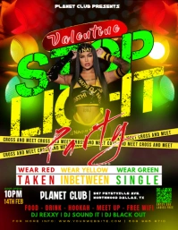 Party flyer Volante (Carta US) template