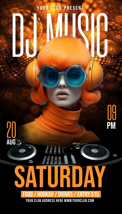 Party flyer Business Card template