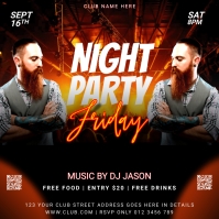 Party Party Party Rooftop Instagram Flyer Design Template | PosterMyWall