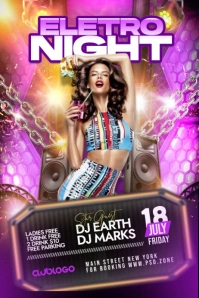 party flyer Poster template