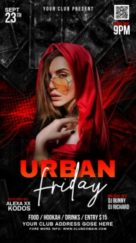 Party flyer Digitalanzeige (9:16) template