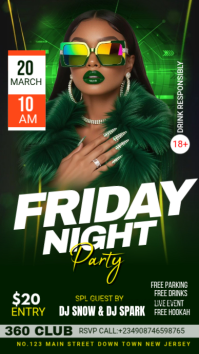 PARTY FLYER Instagram Story template