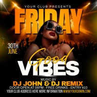 Party flyer Instagram Post template