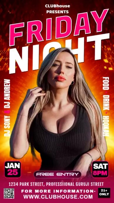 party flyer template, Instagram Story