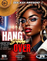 Black PARTY FLYER TEMPLATE Flyer