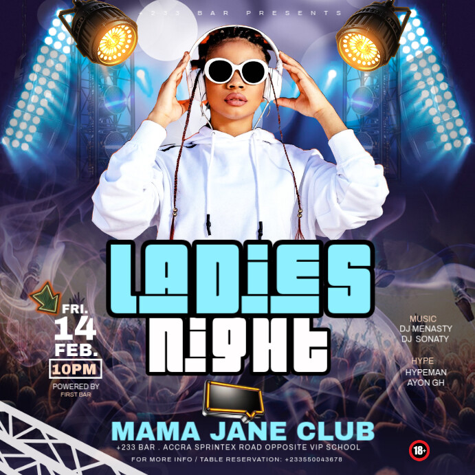 Party flyer template Instagram Post