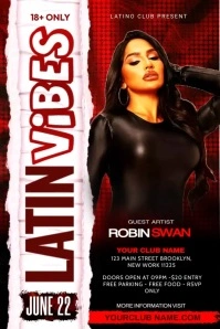 party flyer template Banner 4' × 6'