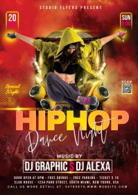 Party Flyers A6 template
