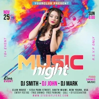 Party Flyers Square (1:1) template