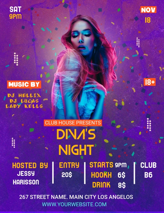 Party flyers Template PosterMyWall
