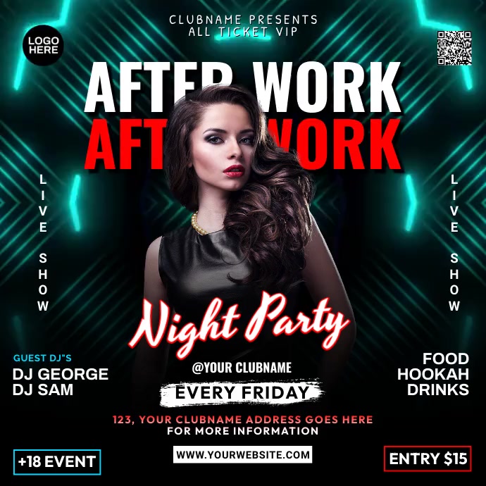 Party Flyers Template PosterMyWall