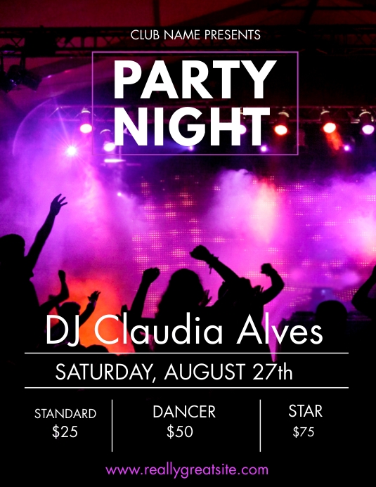 PARTY FLYERS Template PosterMyWall