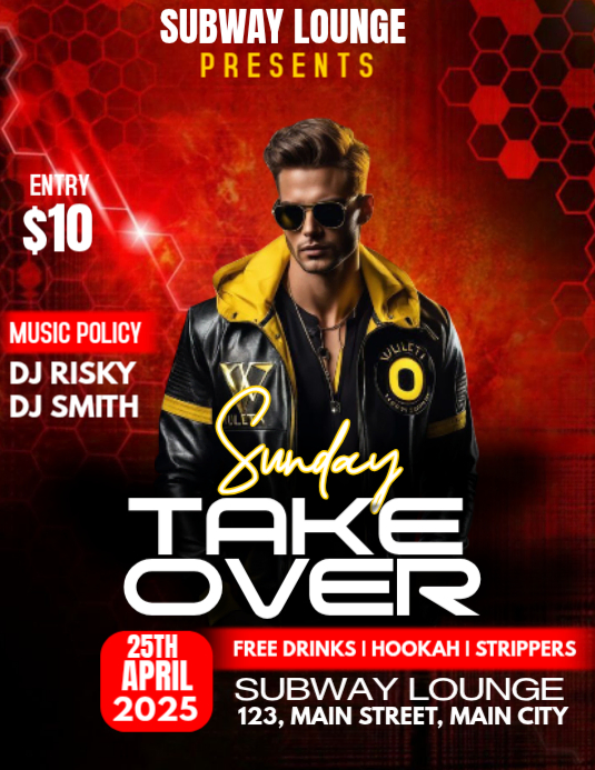 Party Flyers Flyer (us Letter) Template | PosterMyWall