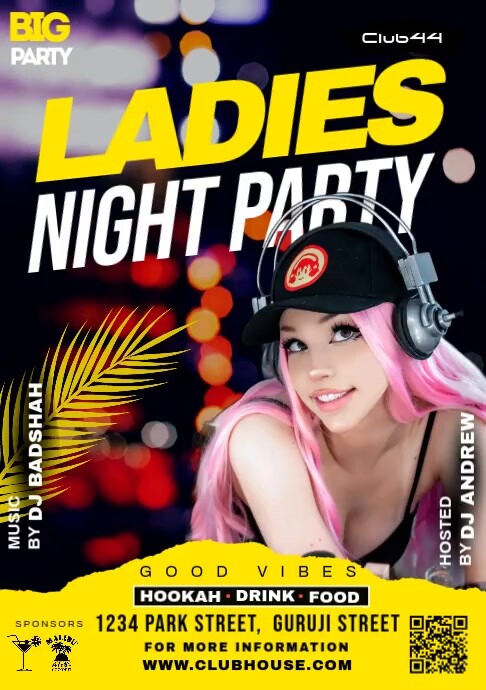 party graphics, Template | PosterMyWall