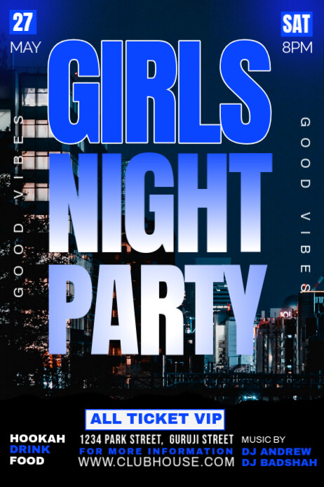 Cast Party Graphics party graphics Template | PosterMyWall