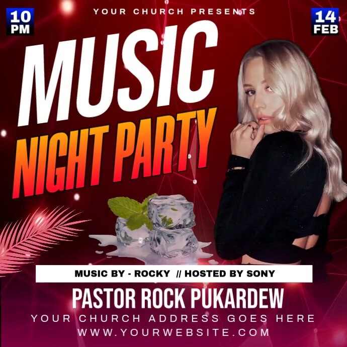 Cast Party Graphics party graphics Template | PosterMyWall