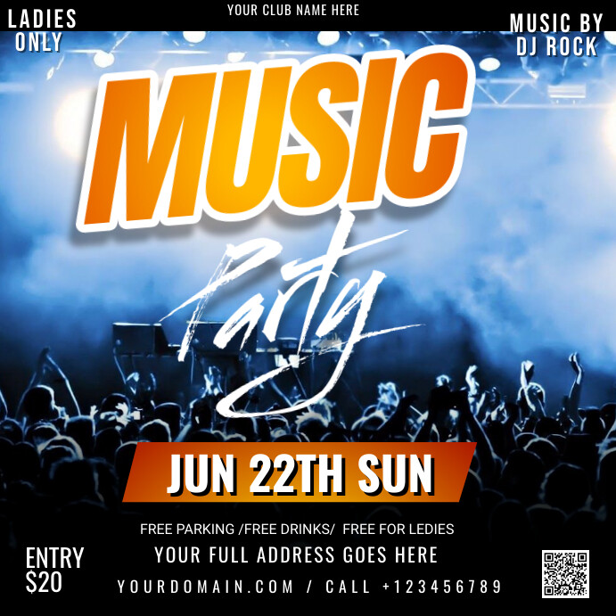 Party Graphics Template PosterMyWall