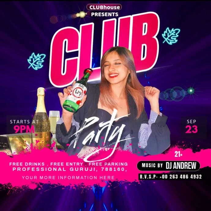 Cast Party Graphics party graphics Template | PosterMyWall