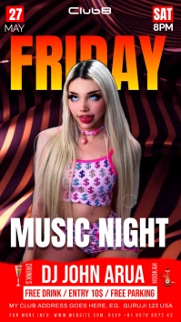 party graphics Instagram-Story template