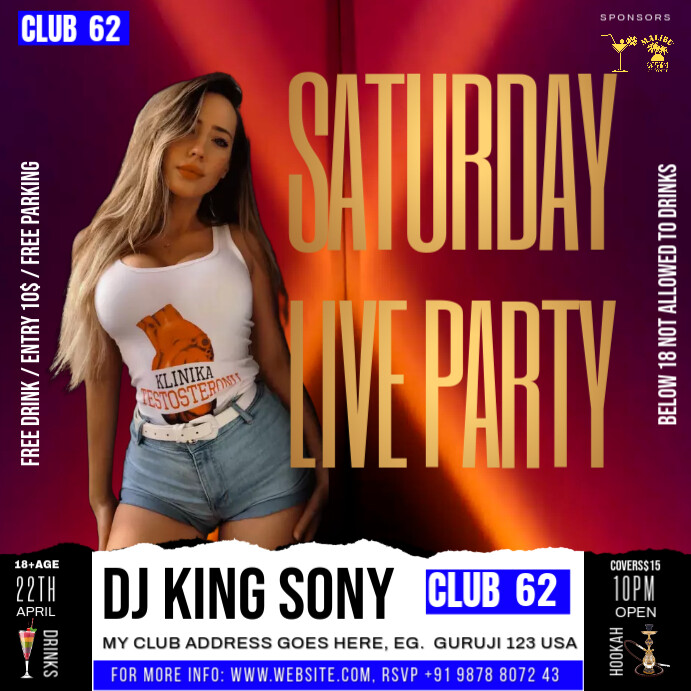 party graphics Template | PosterMyWall
