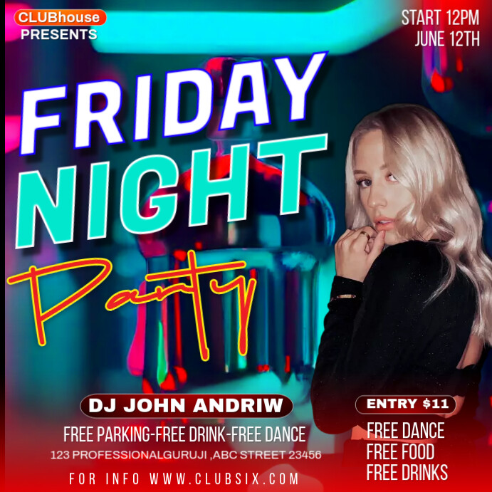 party graphics Template | PosterMyWall