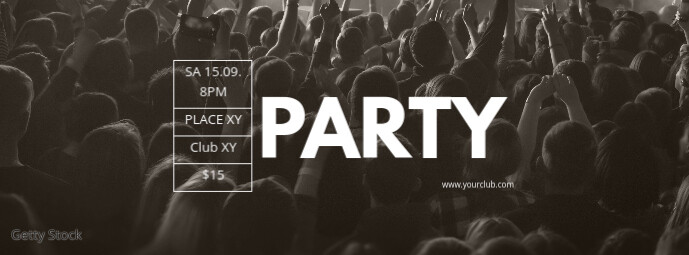 Copy of Party Header Concert Live Music Event Banner | PosterMyWall