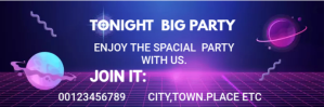 Lilla PARTY HEADER Twitter Banner Template