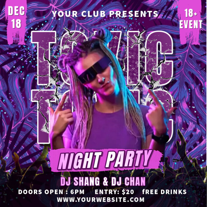 PARTY INSTA.C Template | PosterMyWall
