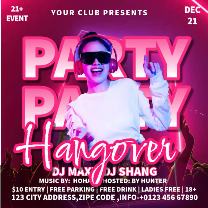 Copy of PARTY INSTA.C | PosterMyWall