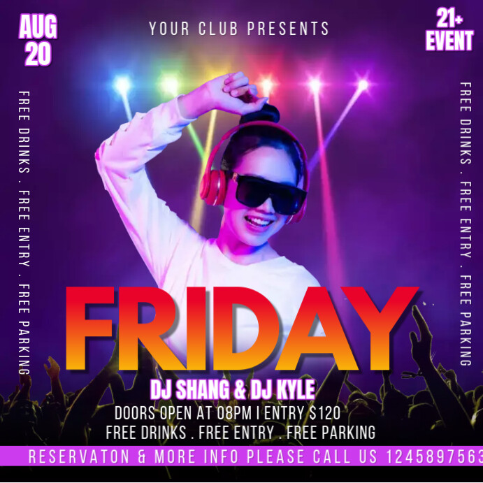 Copy of PARTY INSTA.C | PosterMyWall