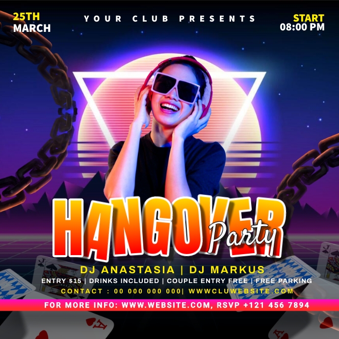 PARTY INSTA.KC Instagram 帖子 template