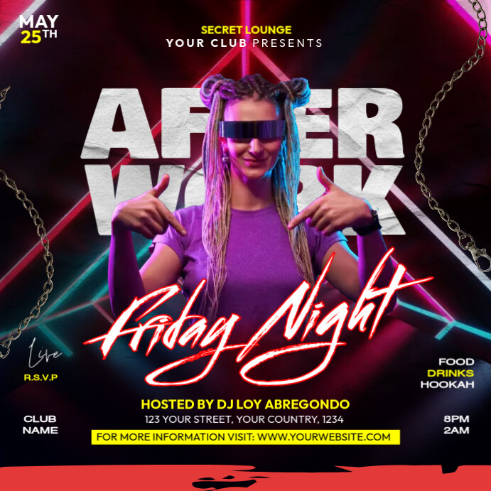 PARTY INSTA.KC Instagram 帖子 template