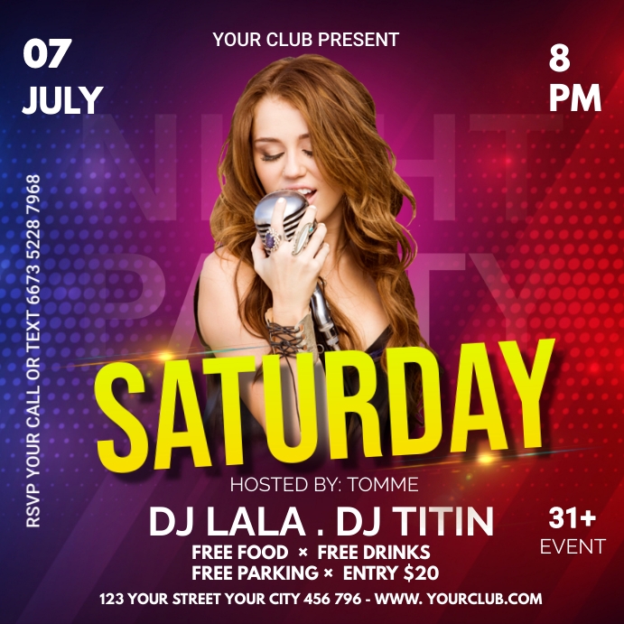 Party Instagram (1) Template | PosterMyWall