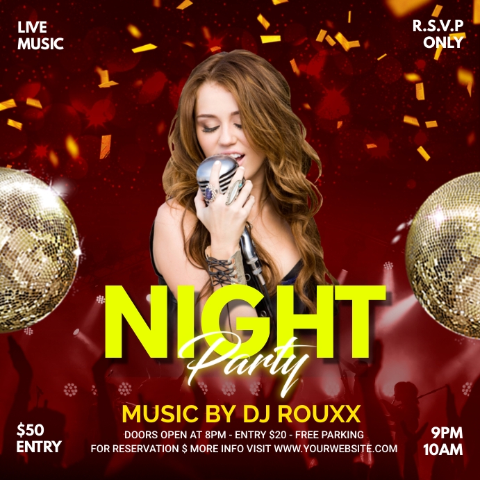 Party Instagram Template PosterMyWall