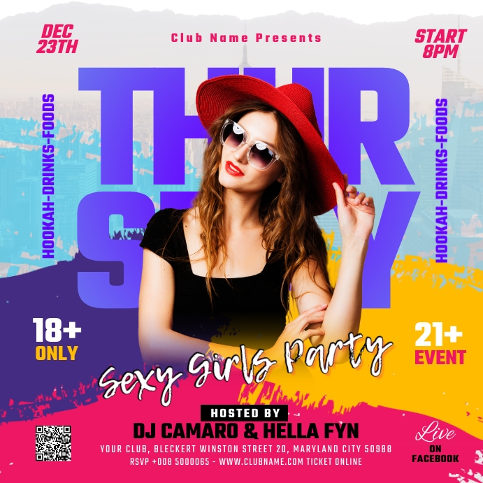 PARTY INSTAGRAM Template | PosterMyWall