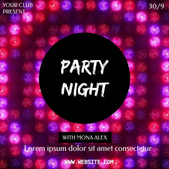 Party Instagram Template | PosterMyWall