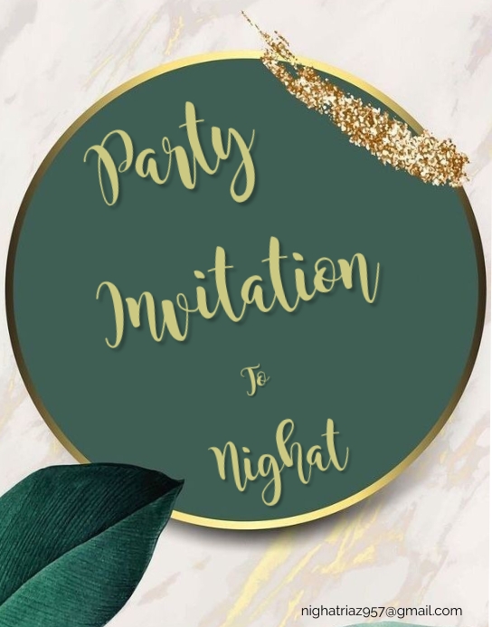 Copy of Party invitation card poster | PosterMyWall