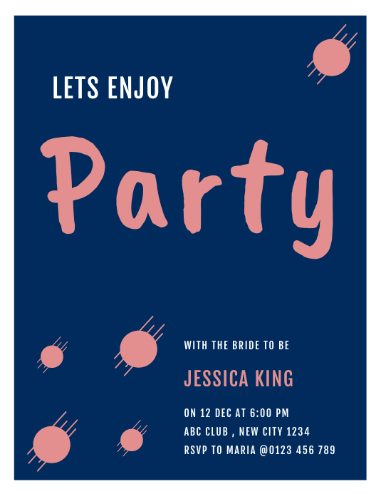Party Einladung Vorlage Vorlage Postermywall