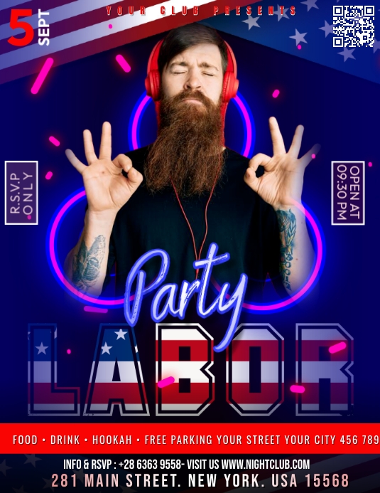Values Party Labor Party Labor Event Ads Template | PosterMyWall