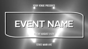 Party light Digitalt display (16:9) template