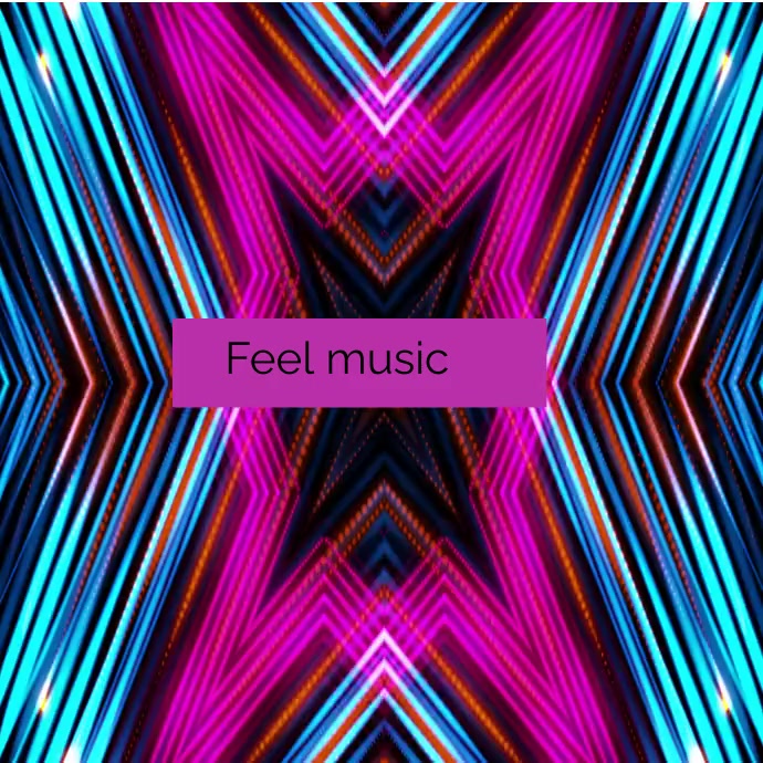 Club dance party music 2 Square (1:1) template