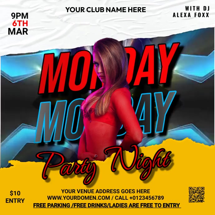 Party Night (2) Instagram Post template