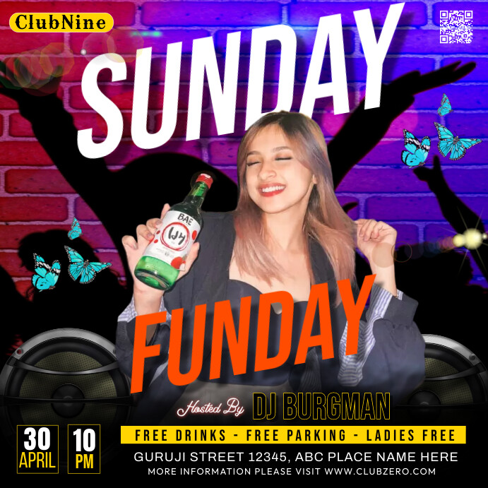 Advert Day Rave party night ad Template | PosterMyWall